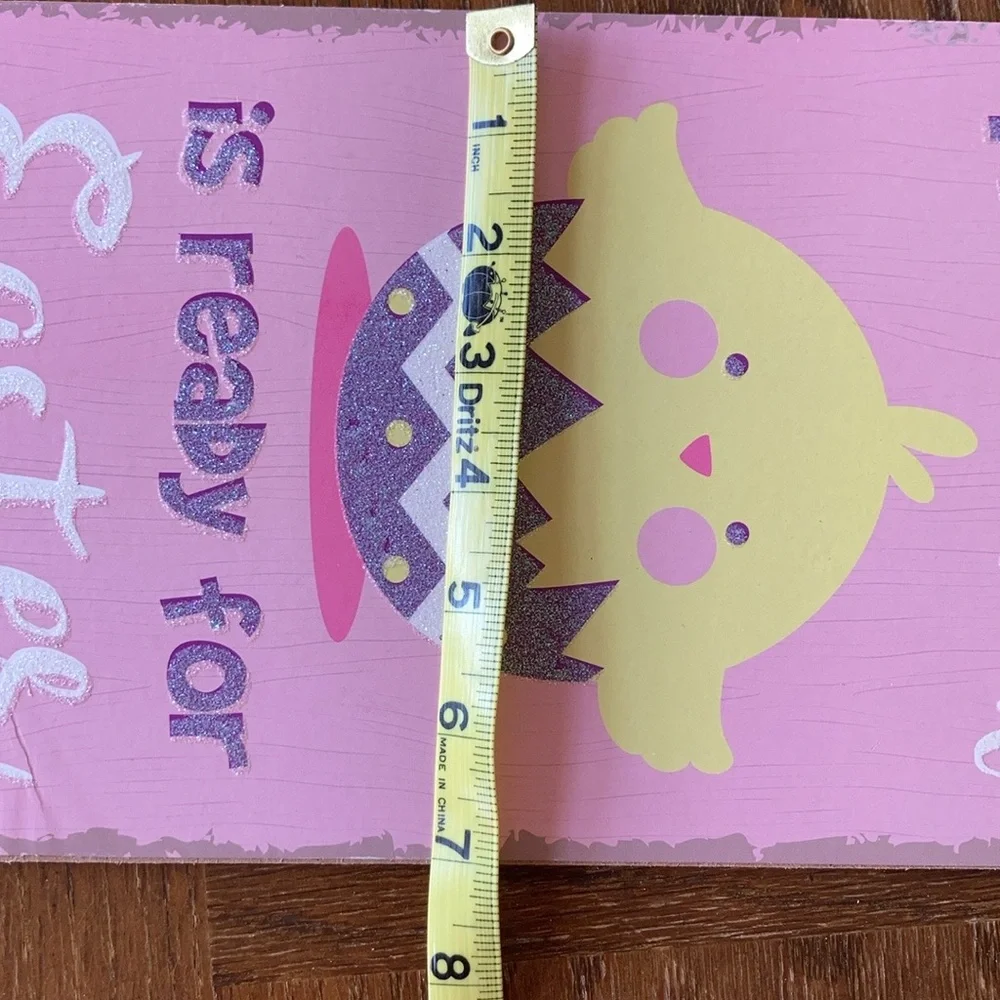 Spring Easter Wall Decor this chick is ready for Easter pink yellow chick in egg